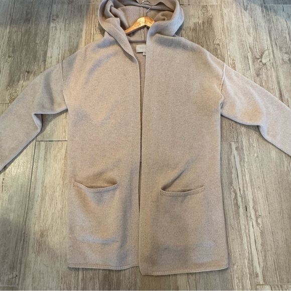 Brochu Walker Ali Hooded Cardigan Sweater Cashmere - Picture 9 of 11